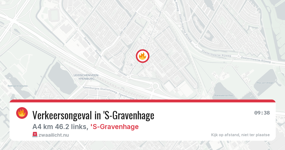 Verkeersongeval in 'S-Gravenhage — 8 apr 2026