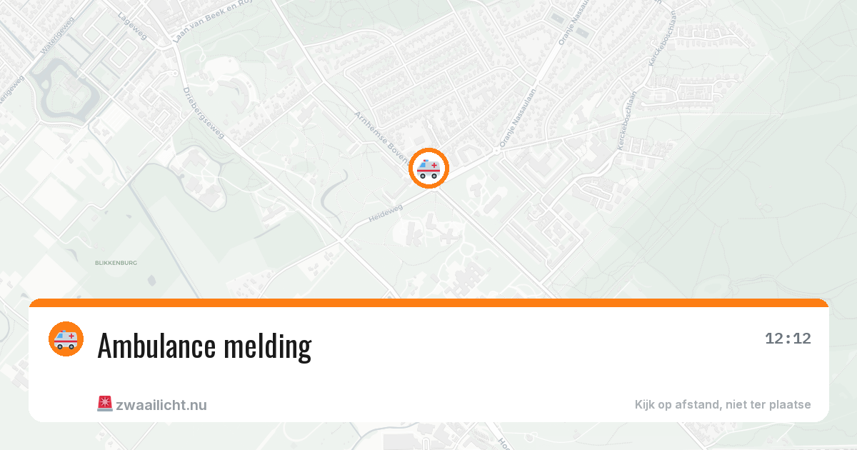 Ambulance melding — 4 feb 2026