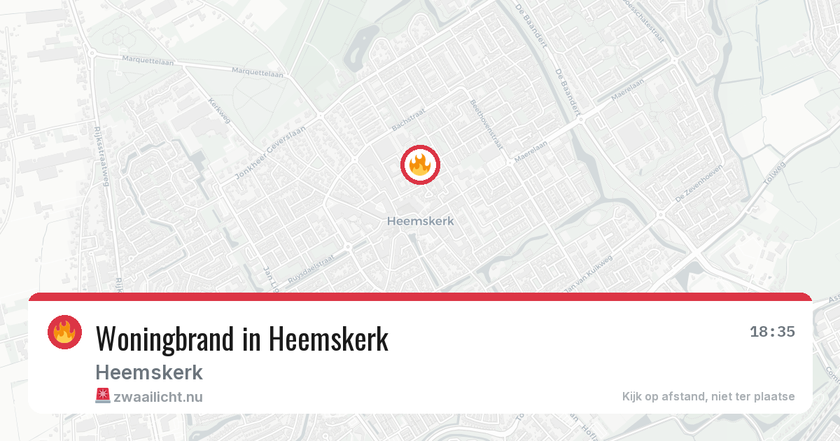 Woningbrand in Heemskerk — 5 mei 2026