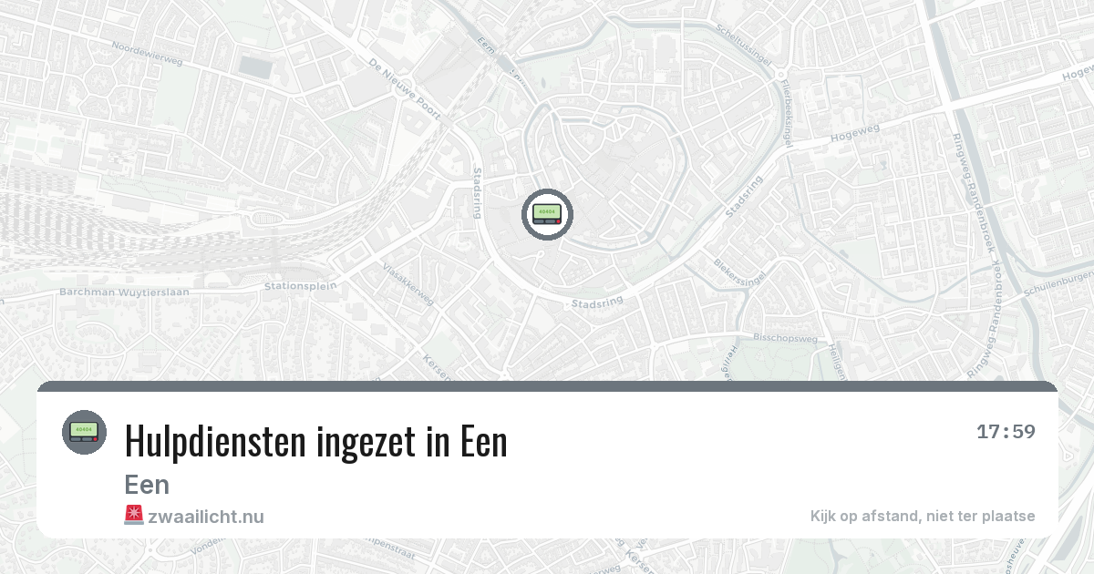 Hulpdiensten ingezet in Een — 6 apr 2026 | 🚨 Zwaailicht.nu