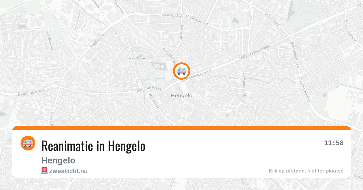 Reanimatie in Hengelo — 21 mei 2026