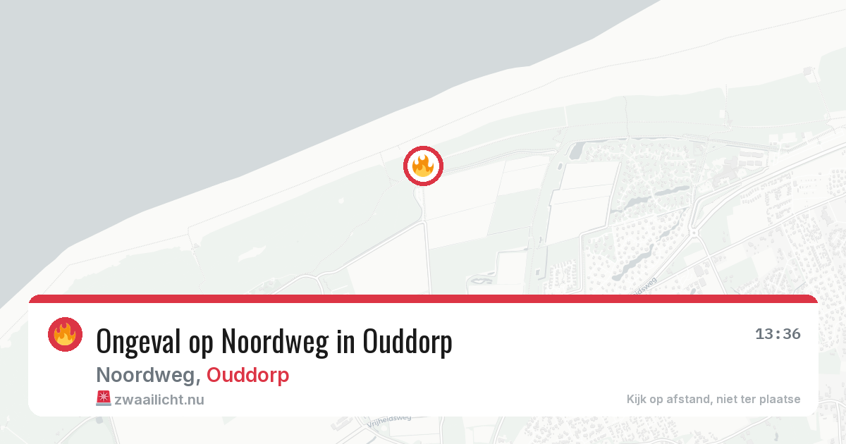 Ongeval op Noordweg in Ouddorp — 19 jul 2026