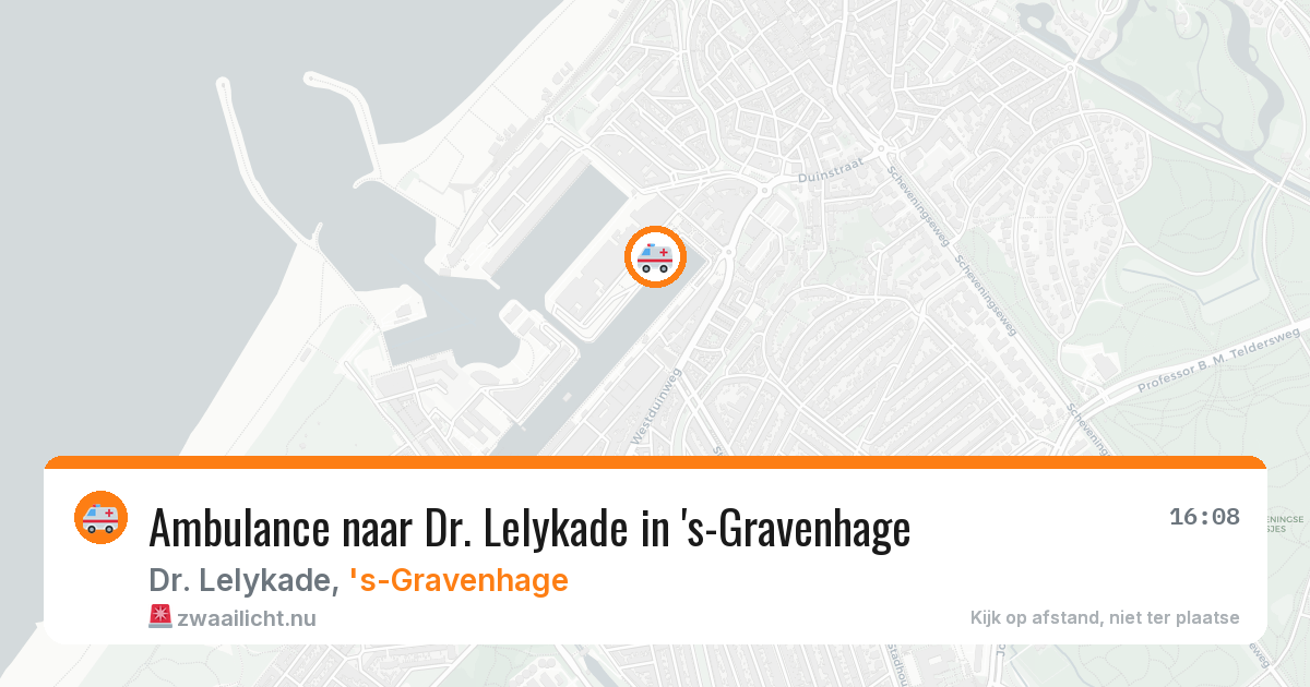 Ambulance naar Dr. Lelykade in 's-Gravenhage — 30 mei 2026