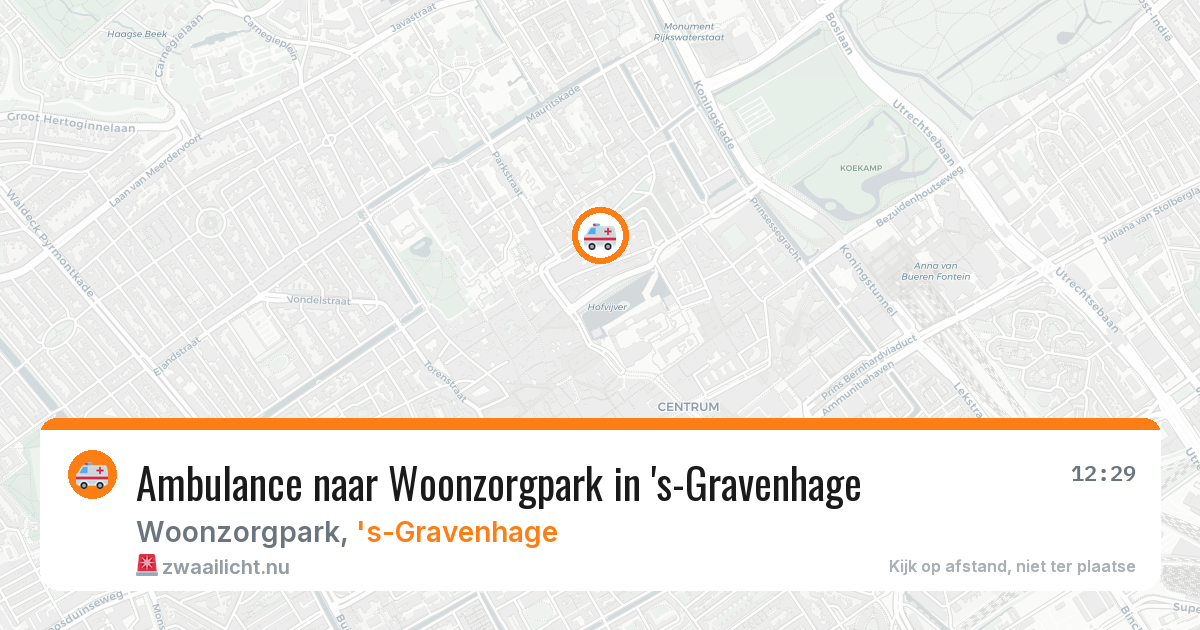 Ambulance naar Woonzorgpark in 's-Gravenhage — 4 feb 2026
