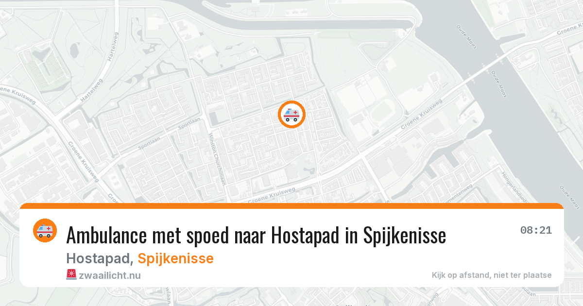 Ambulance met spoed naar Hostapad in Spijkenisse — 14 jul 2026