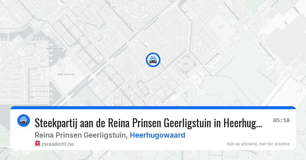 Steekpartij aan de Reina Prinsen Geerligstuin in Heerhugowaard — 9 mei 2026