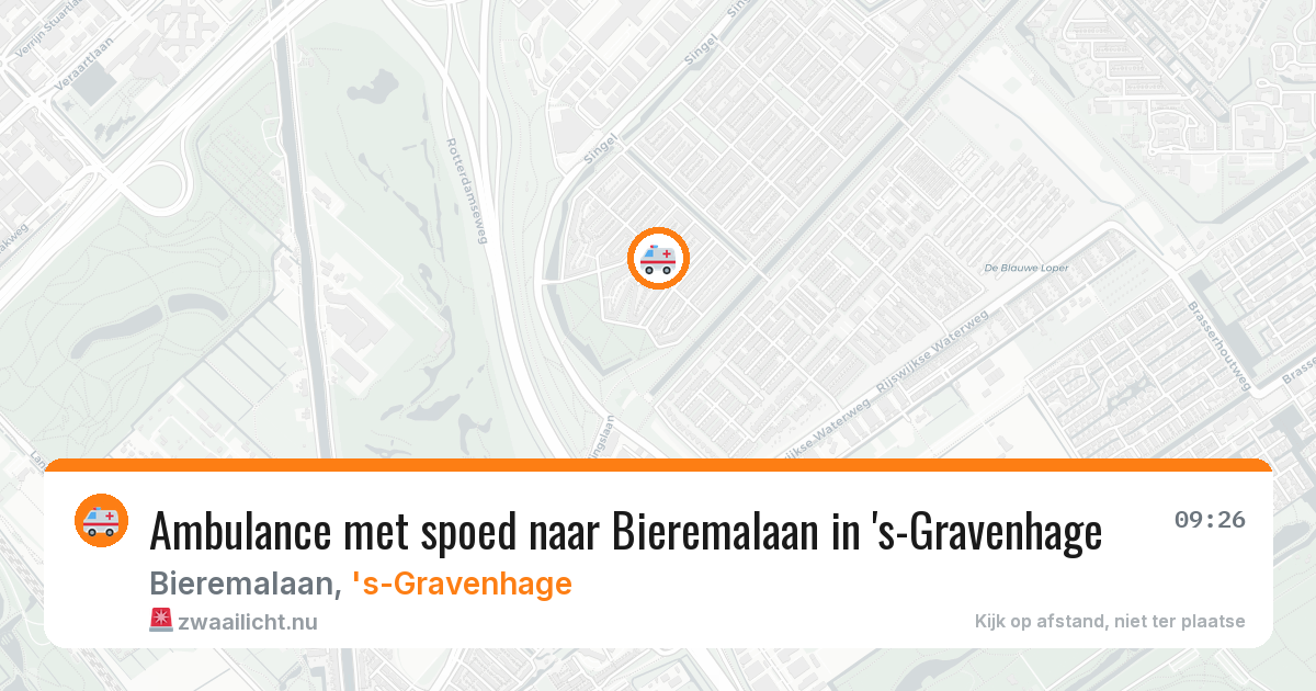 Ambulance met spoed naar Bieremalaan in 's-Gravenhage — 4 jun 2026