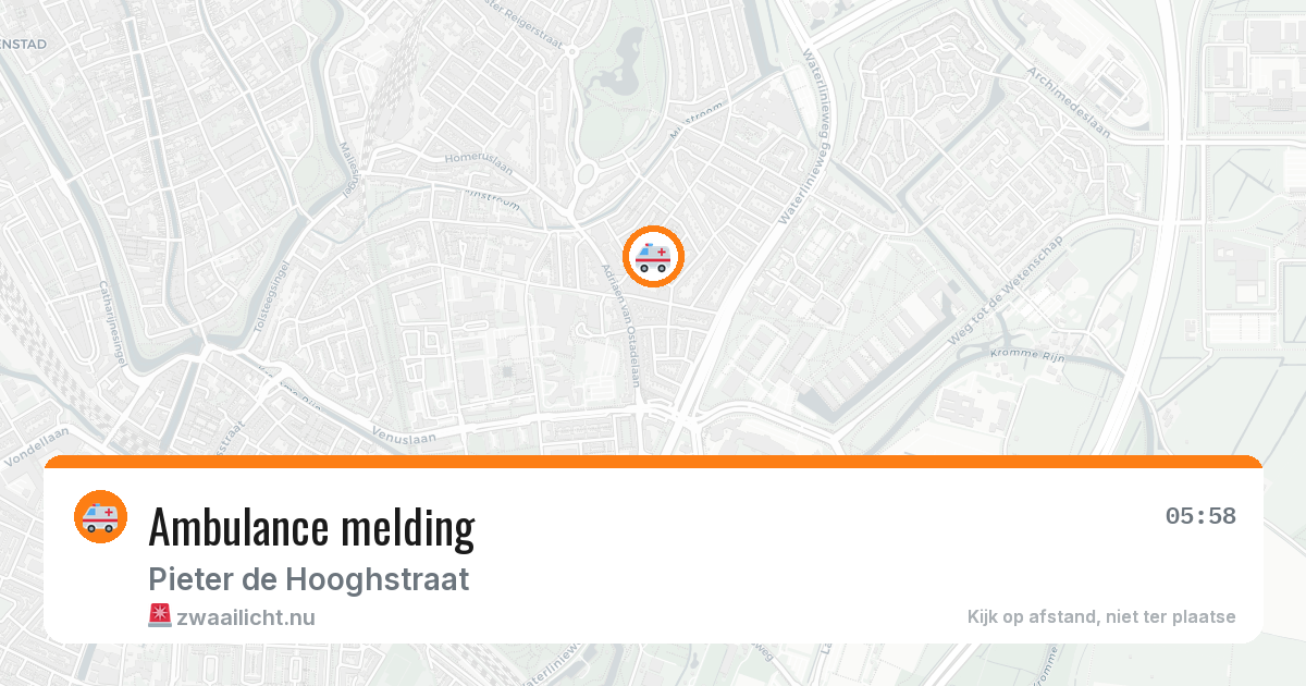 Ambulance melding — 1 jun 2026