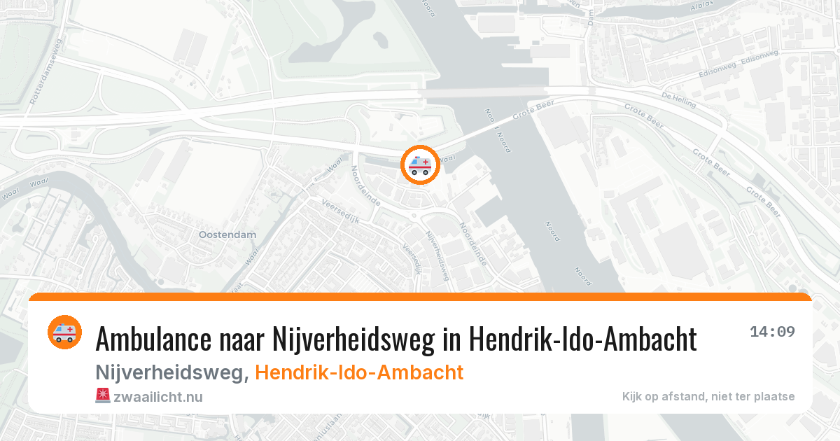 Ambulance naar Nijverheidsweg in Hendrik-Ido-Ambacht — 24 jul 2026