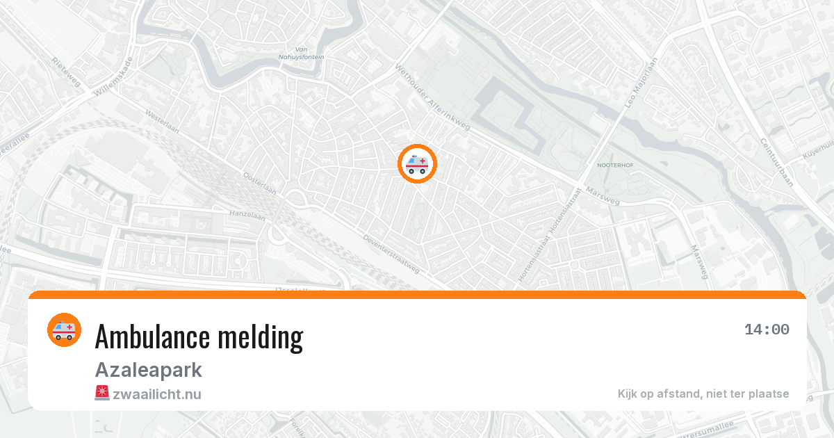 Ambulance melding — 1 jul 2026