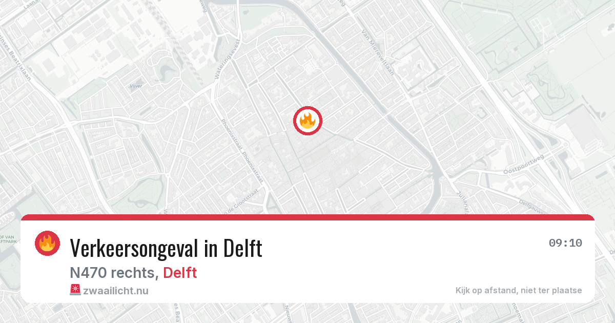 Verkeersongeval in Delft — 5 jun 2026