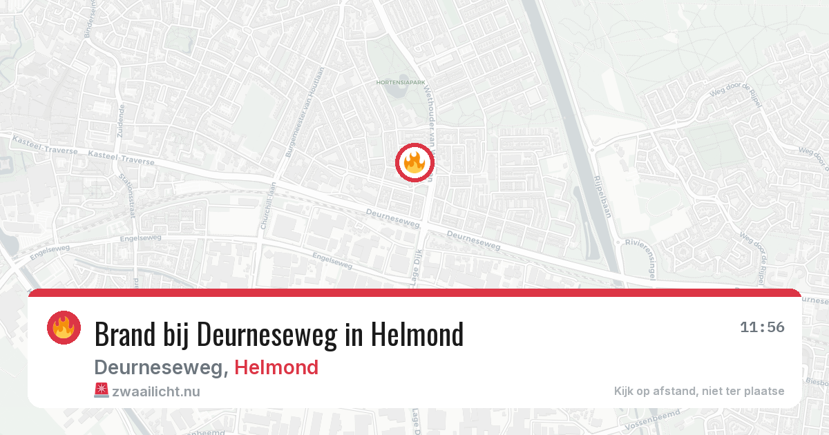 Brand bij Deurneseweg in Helmond — 1 jun 2026