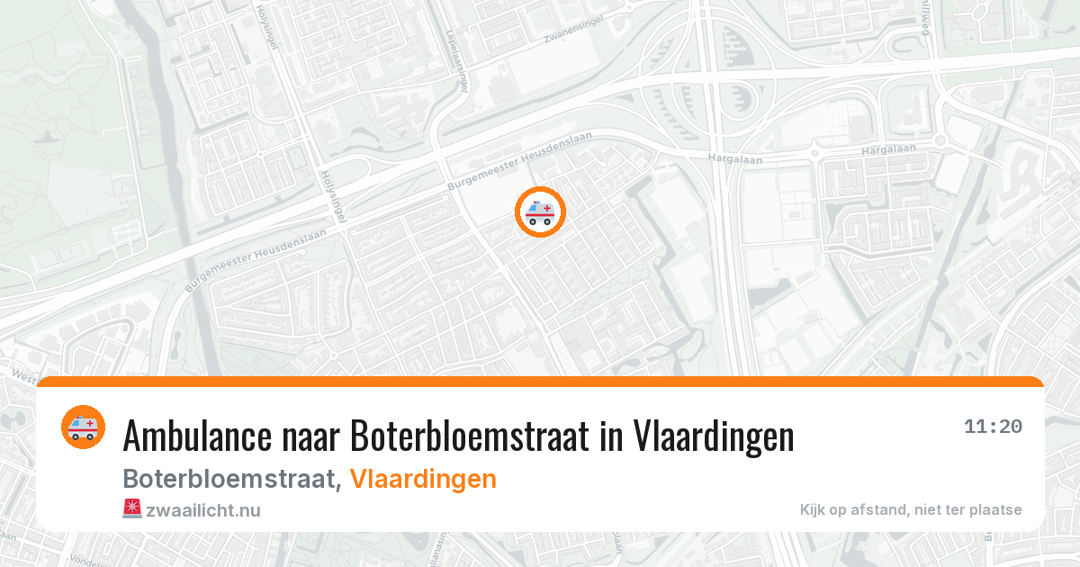 Ambulance naar Boterbloemstraat in Vlaardingen — 2 apr 2026