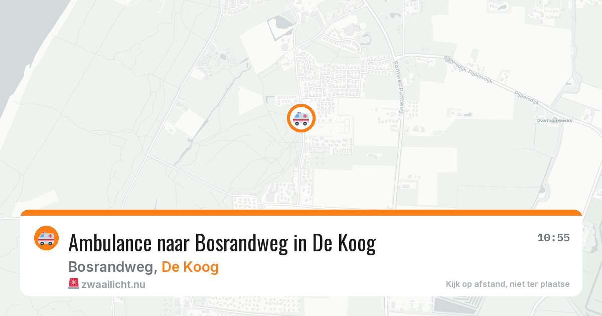 Ambulance naar Bosrandweg in De Koog — 21 jul 2026
