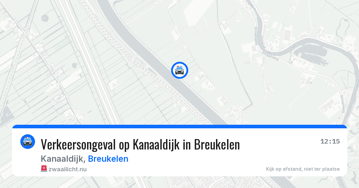 Verkeersongeval op Kanaaldijk in Breukelen — 20 apr 2026