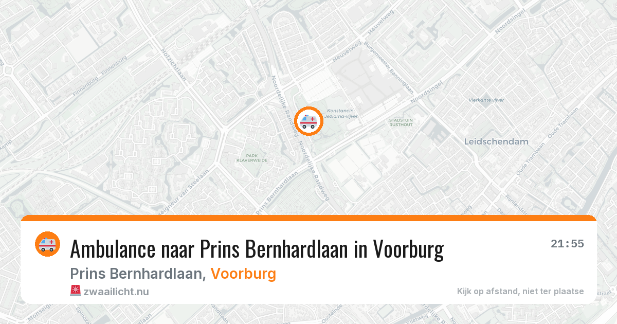 Ambulance naar Prins Bernhardlaan in Voorburg — 7 apr 2026