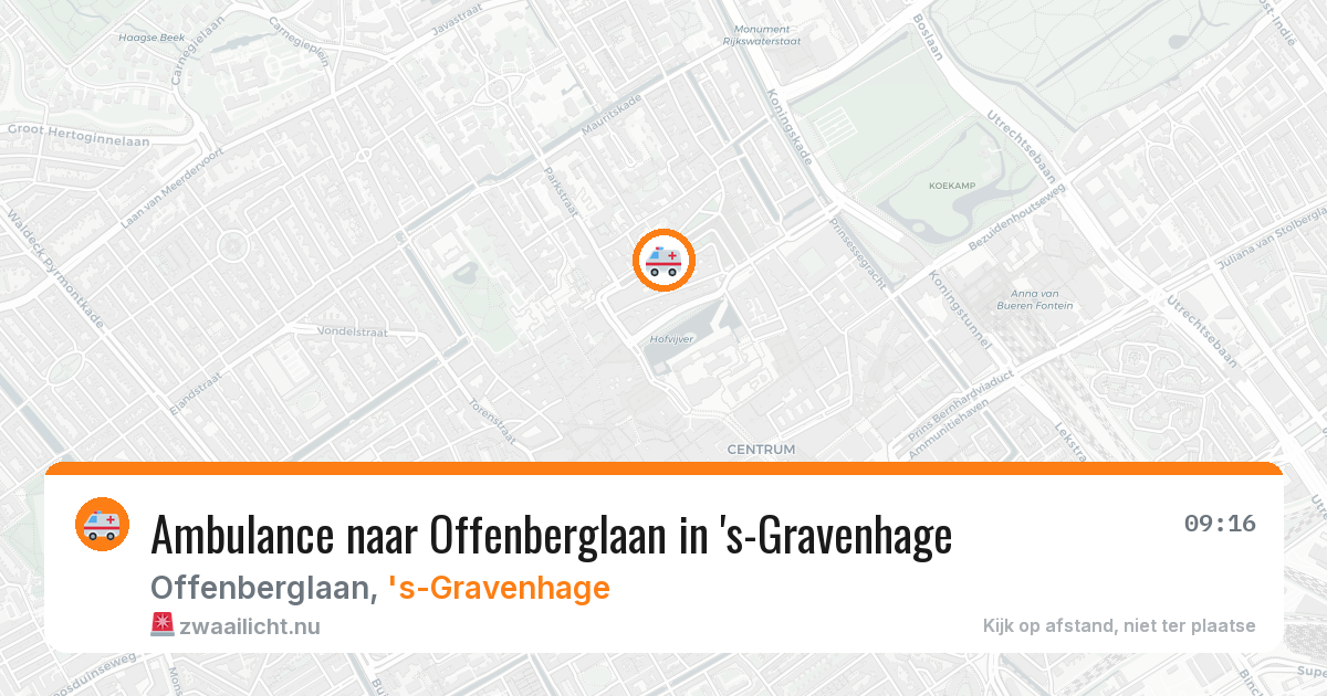 Ambulance naar Offenberglaan in 's-Gravenhage — 4 feb 2026