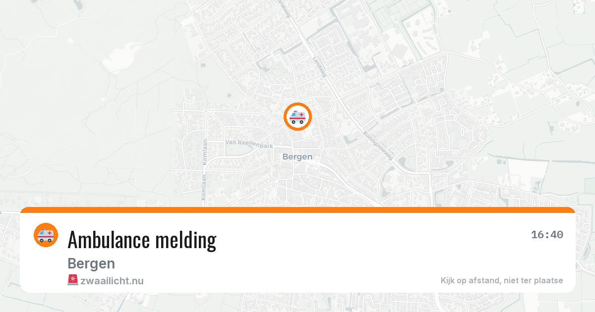 Ambulance melding — 5 jun 2026