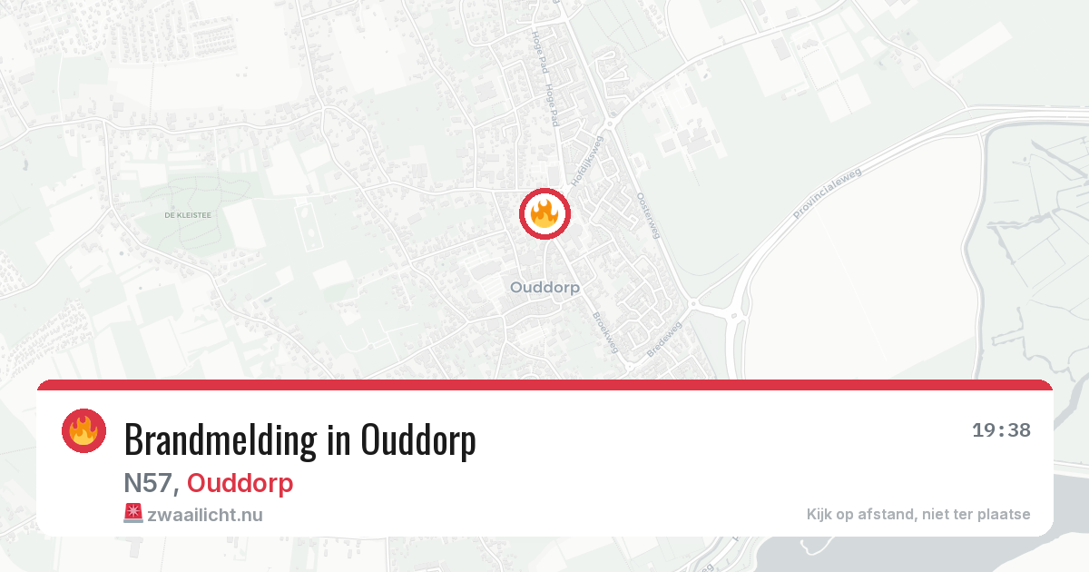 Brandmelding in Ouddorp — 23 mei 2026