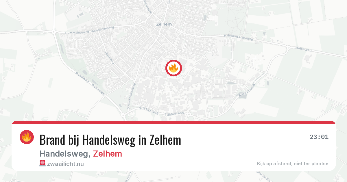 Brand bij Handelsweg in Zelhem — 9 jul 2026