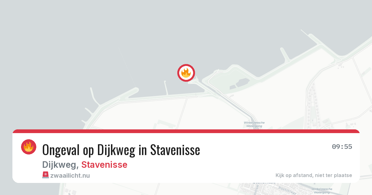 Ongeval op Dijkweg in Stavenisse — 24 mei 2026