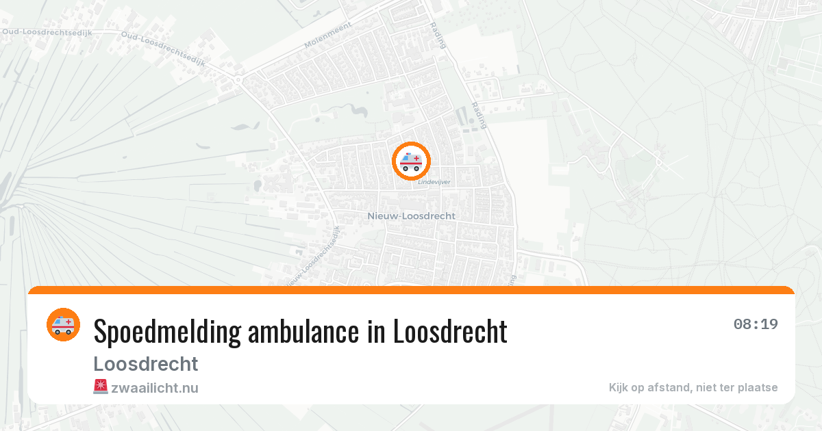 Spoedmelding ambulance in Loosdrecht — 11 apr 2026