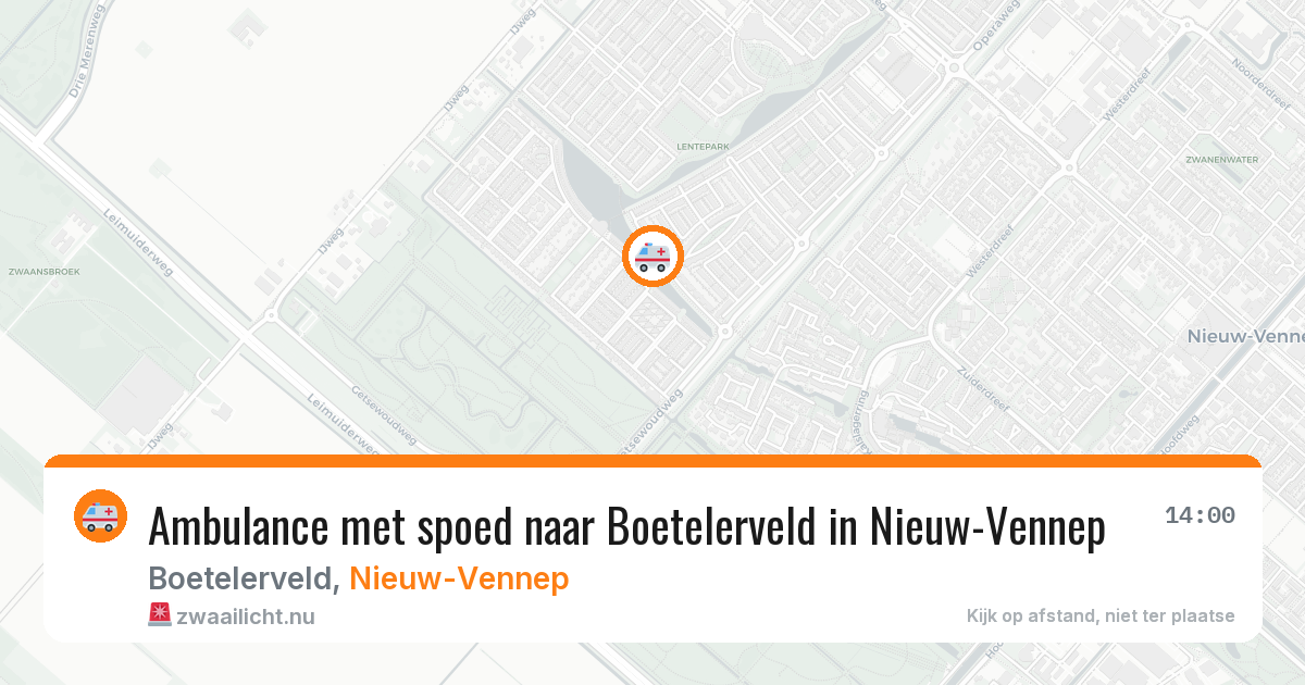 Ambulance met spoed naar Boetelerveld in Nieuw-Vennep — 30 jan 2026