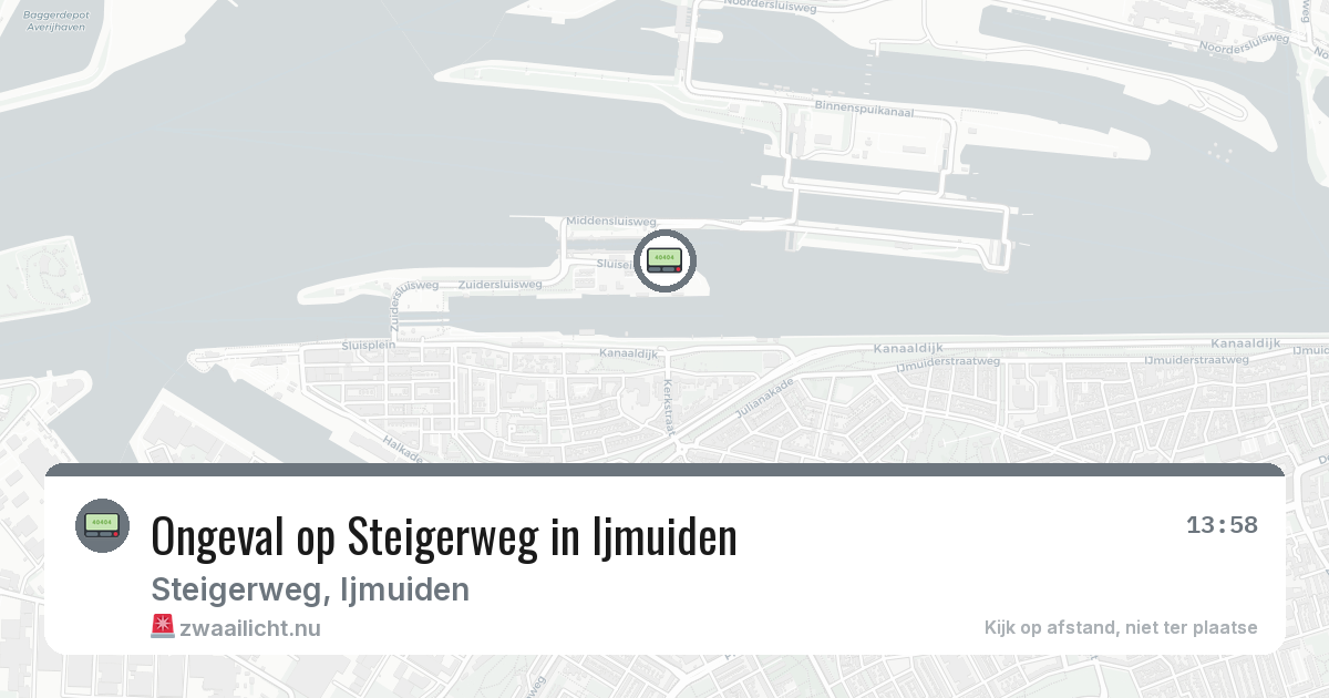 Ongeval op Steigerweg in Ijmuiden — 23 mrt 2026