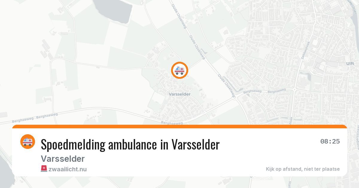 Spoedmelding ambulance in Varsselder — 3 mrt 2026