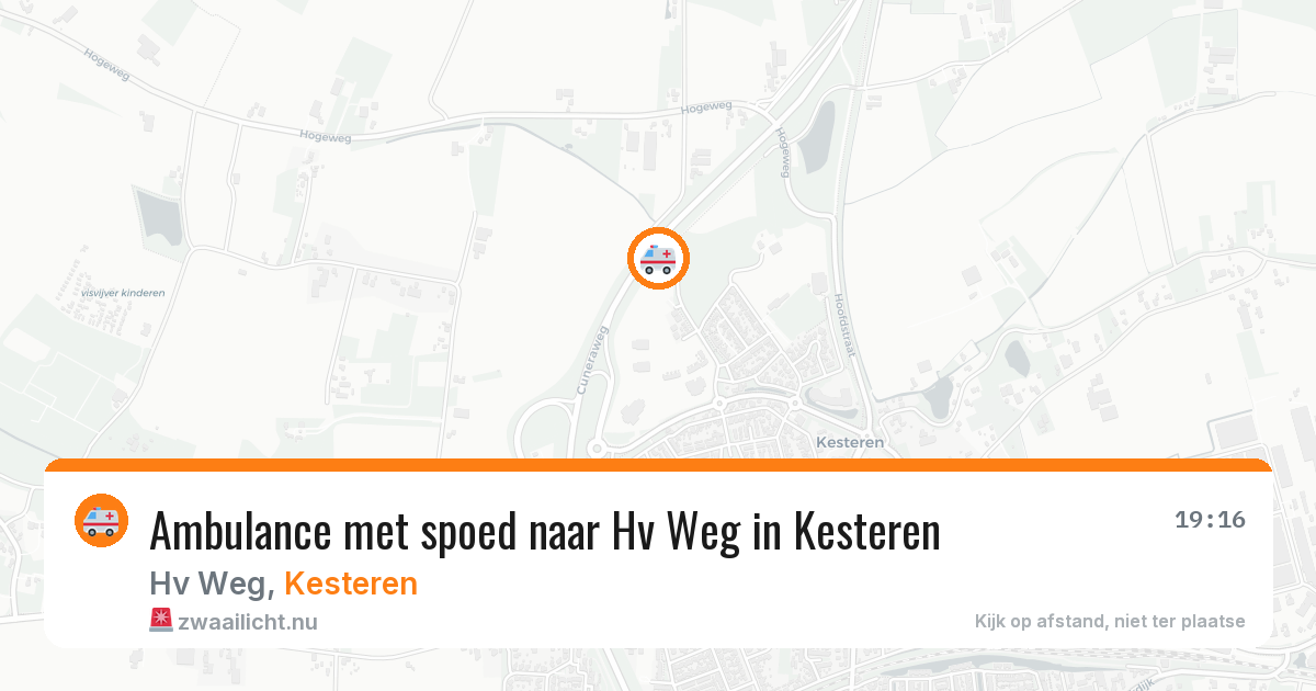 Ambulance met spoed naar Hv Weg in Kesteren — 18 feb 2026