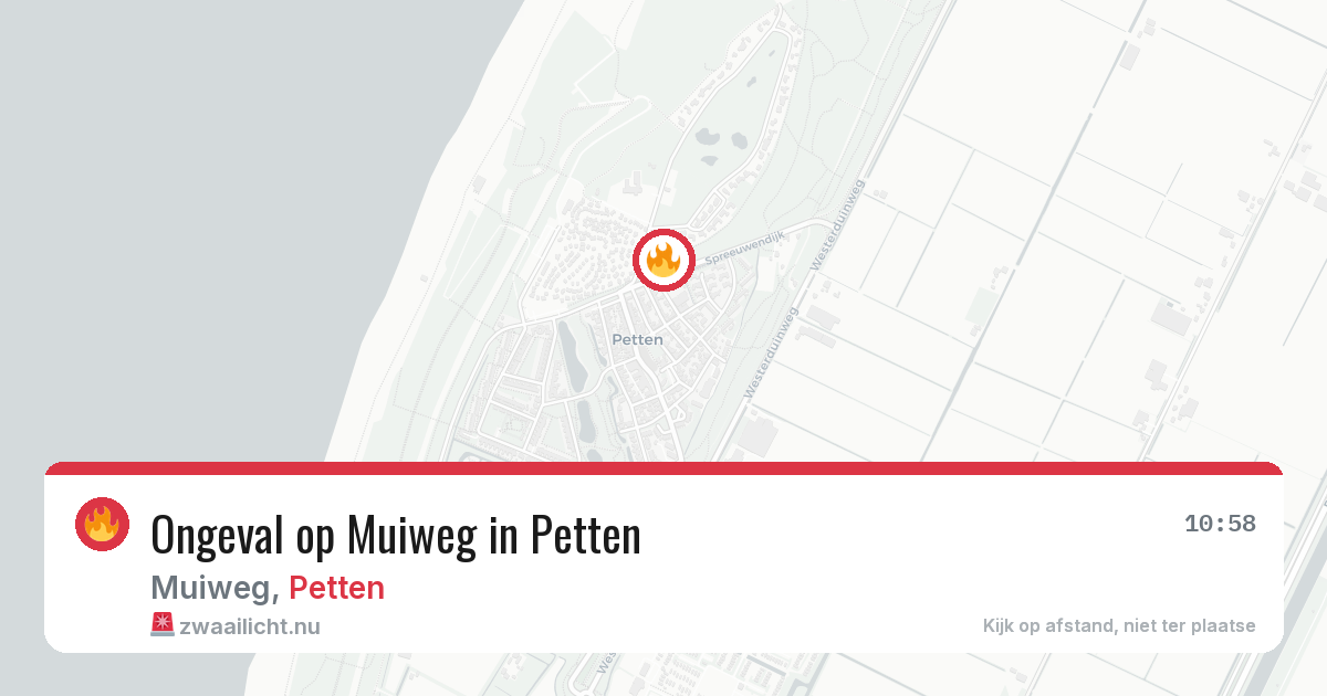 Ongeval op Muiweg in Petten — 26 feb 2026