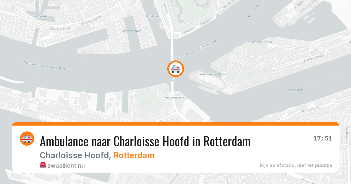 Ambulance naar Charloisse Hoofd in Rotterdam — 18 mei 2026