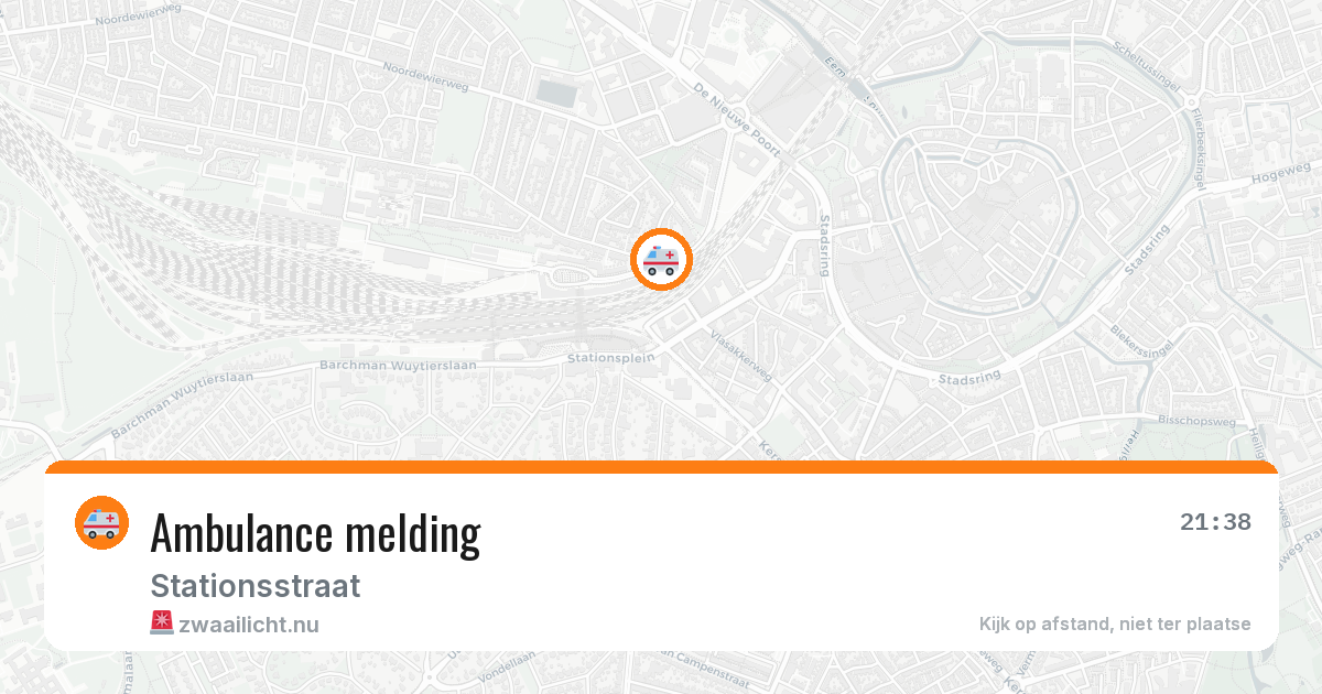Ambulance melding — 13 jul 2026