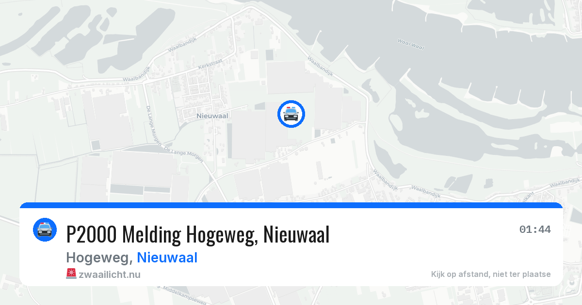 P2000 Melding Hogeweg, Nieuwaal — 28 feb 2026