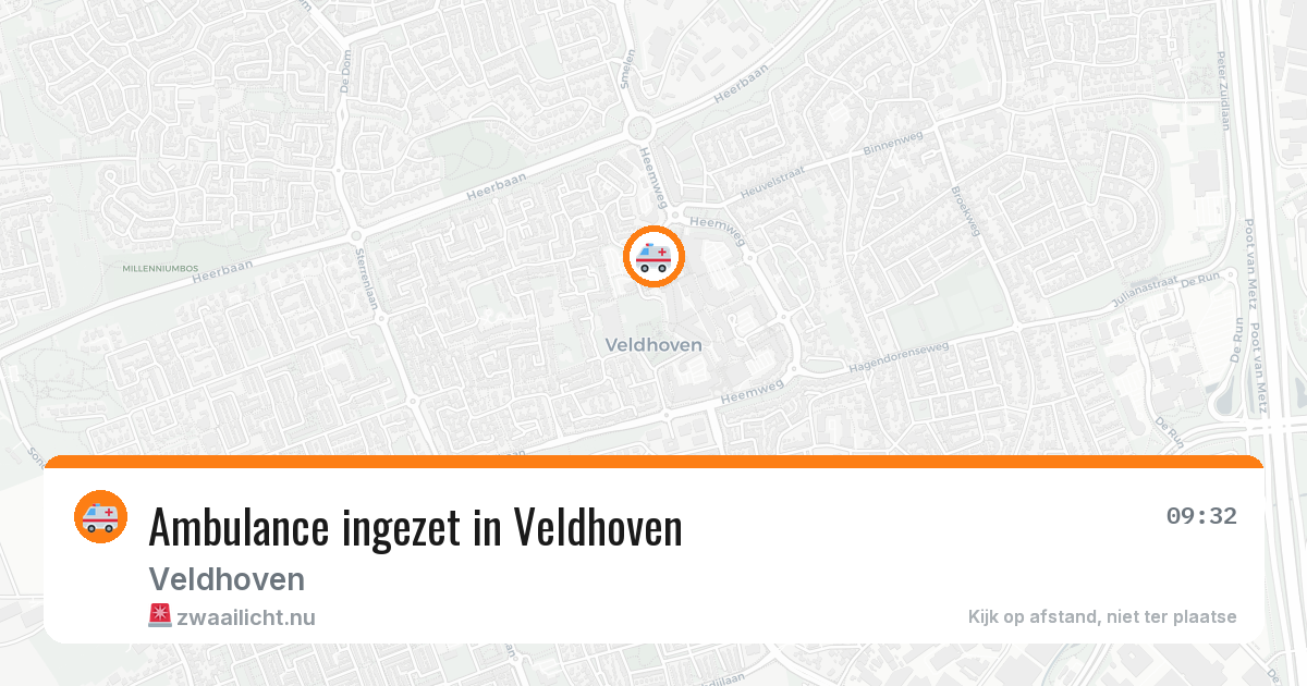 Ambulance ingezet in Veldhoven — 27 jul 2026