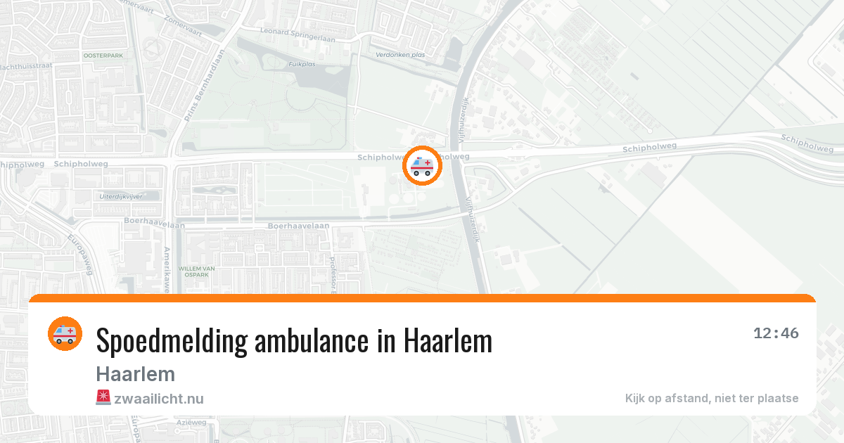 Spoedmelding ambulance in Haarlem — 21 jan 2026