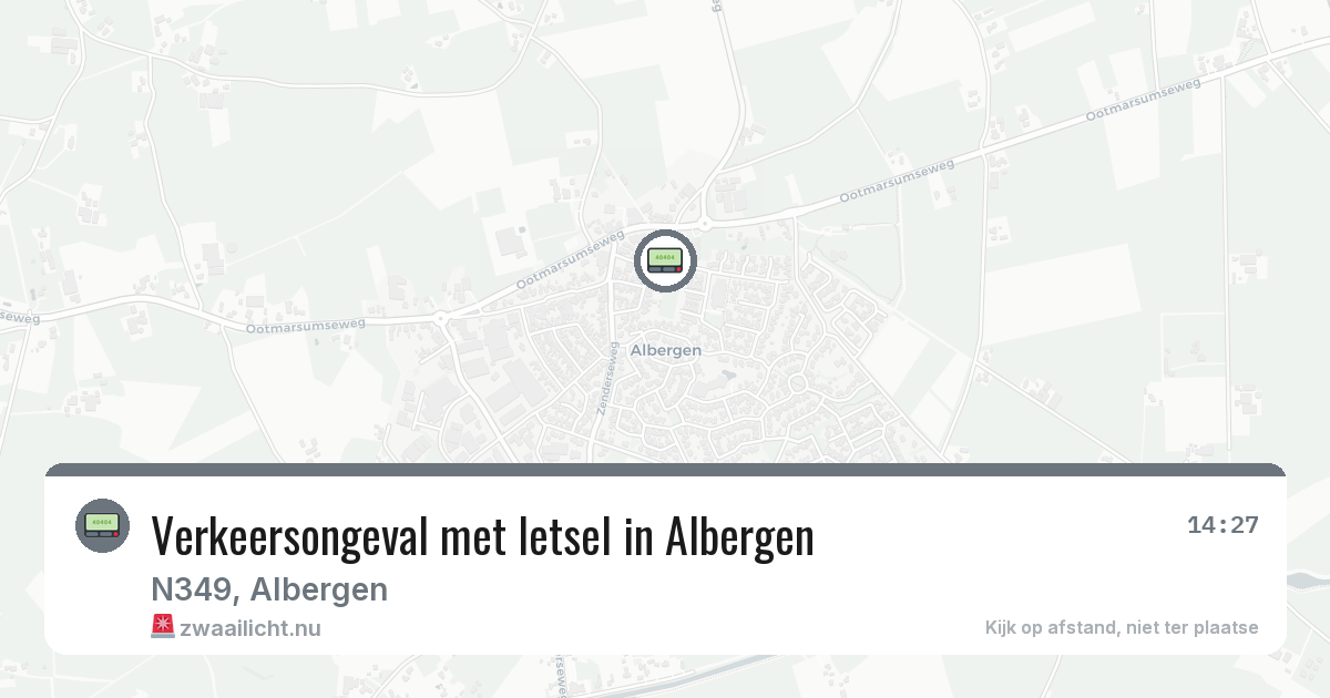 Verkeersongeval met letsel in Albergen — 7 apr 2026