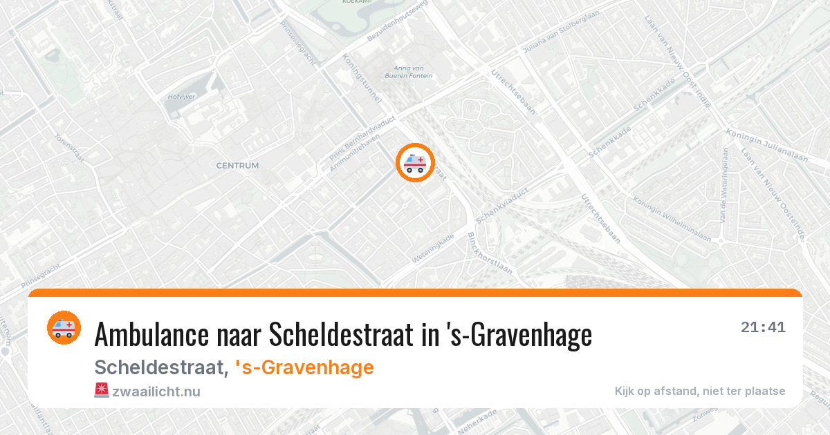 Ambulance naar Scheldestraat in 's-Gravenhage — 7 jun 2026