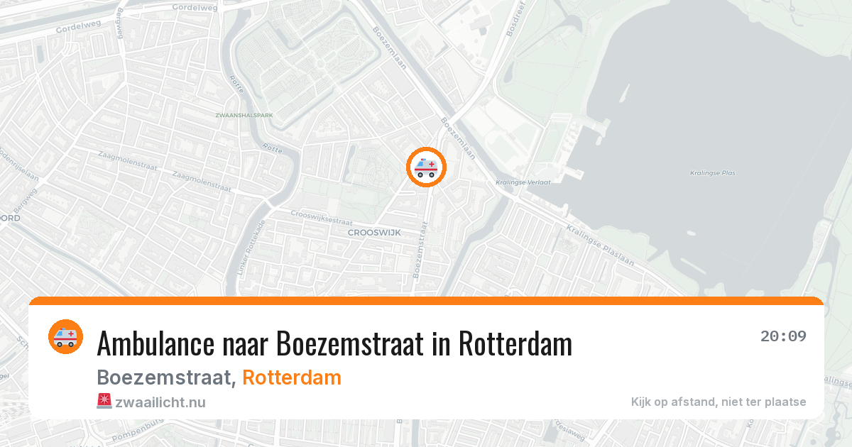 Ambulance naar Boezemstraat in Rotterdam — 13 jul 2026