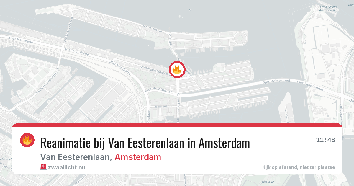 Reanimatie bij Van Eesterenlaan in Amsterdam — 17 jul 2026