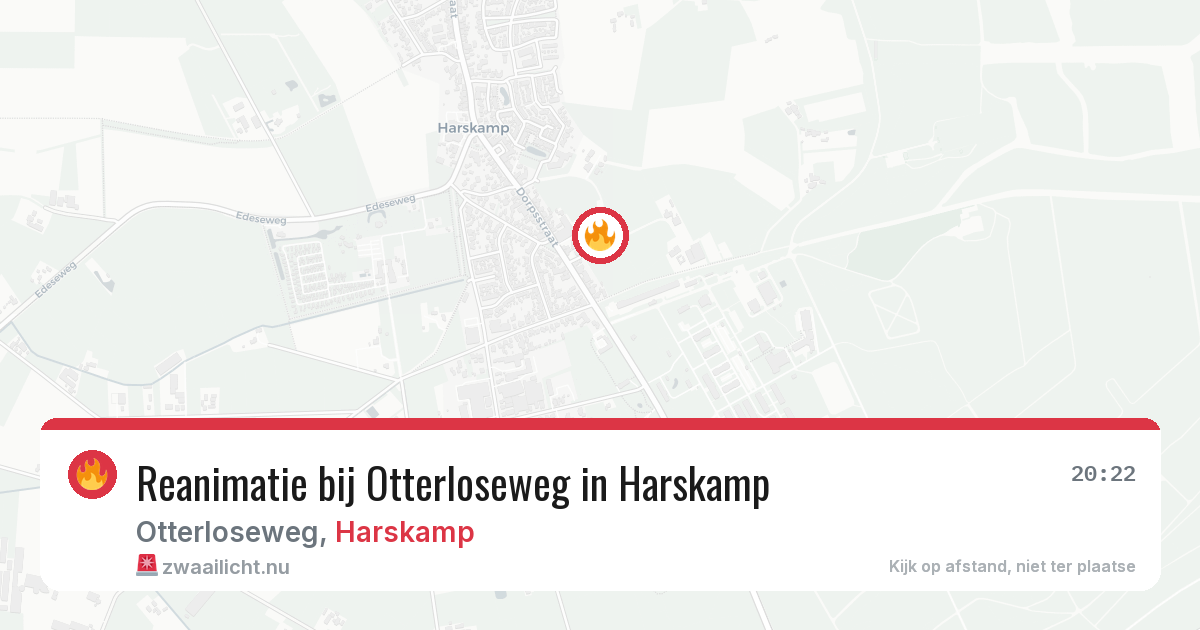 Reanimatie bij Otterloseweg in Harskamp — 12 feb 2026