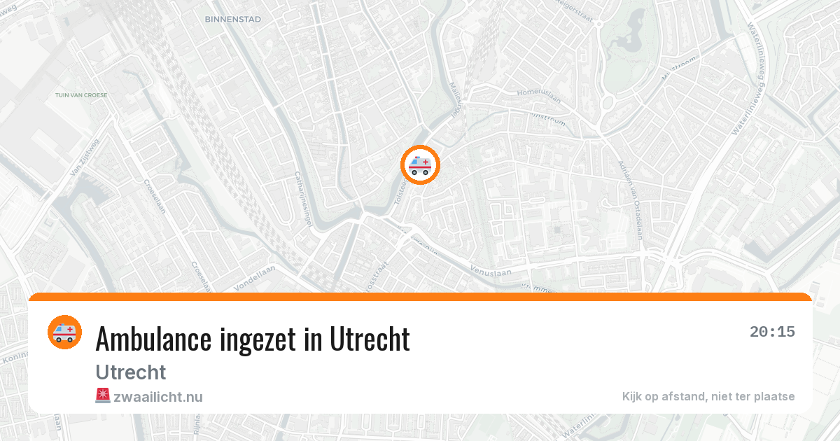 Ambulance ingezet in Utrecht — 24 feb 2026