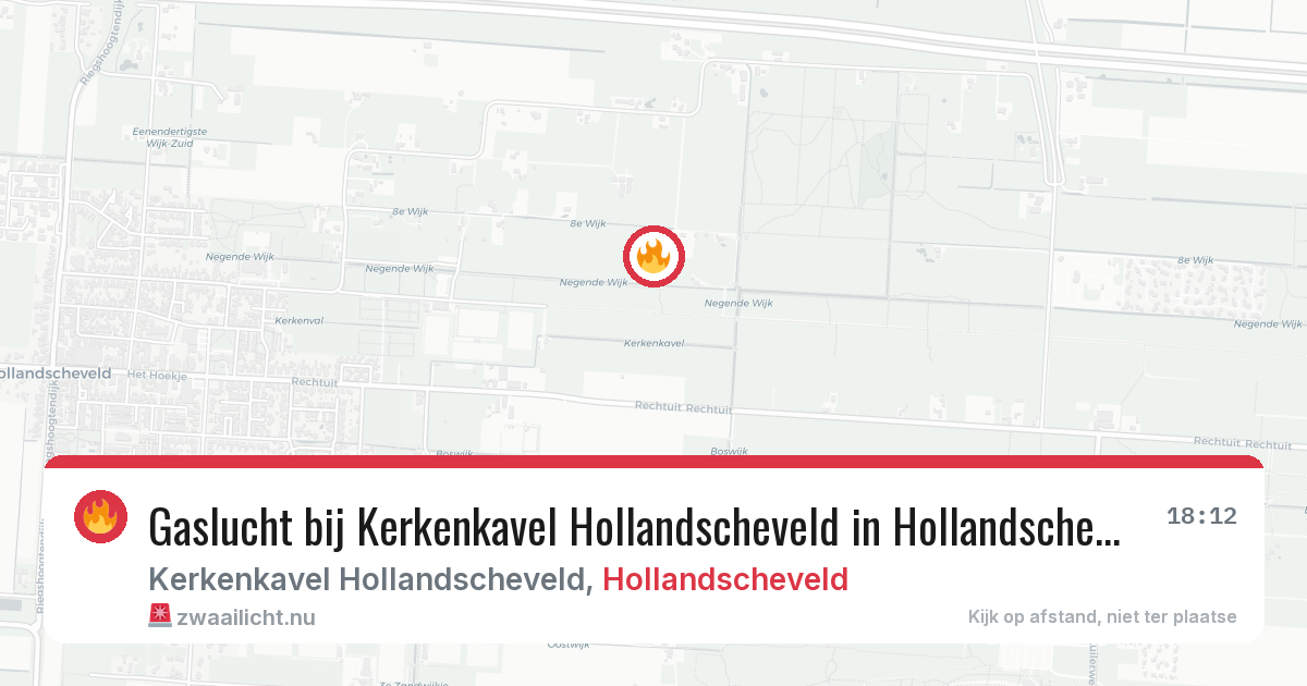 Gaslucht bij Kerkenkavel Hollandscheveld in Hollandscheveld — 7 jun 2026