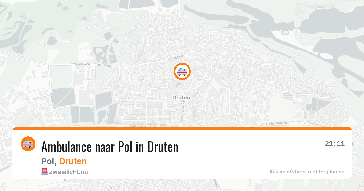 Ambulance naar Pol in Druten — 31 mei 2026