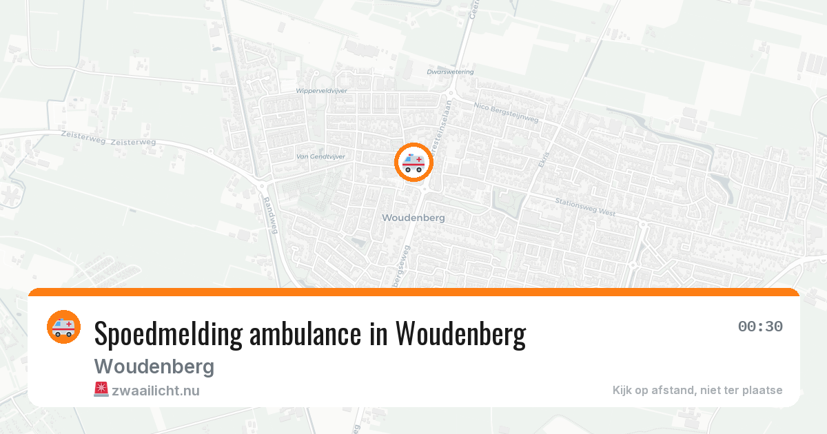 Spoedmelding ambulance in Woudenberg — 5 jun 2026
