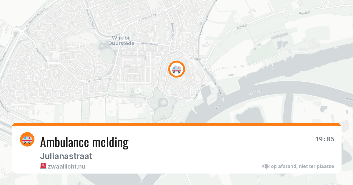 Ambulance melding — 3 jul 2026