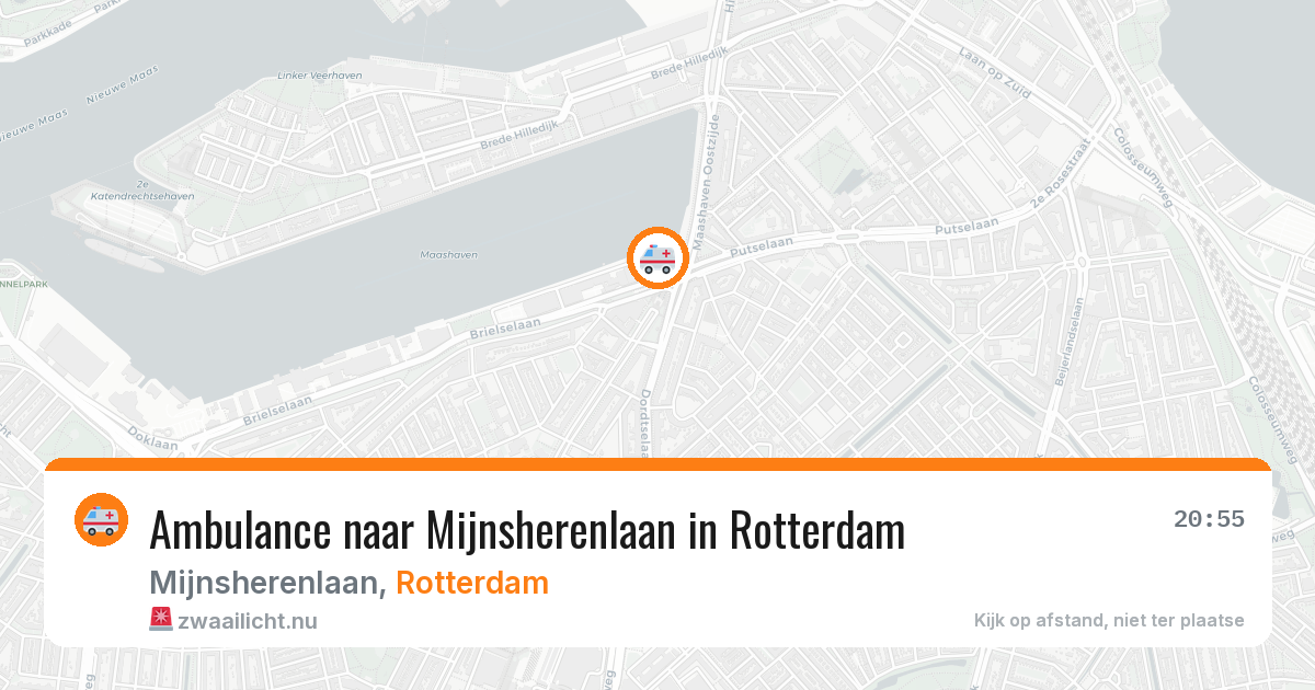 Ambulance naar Mijnsherenlaan in Rotterdam — 14 mrt 2026