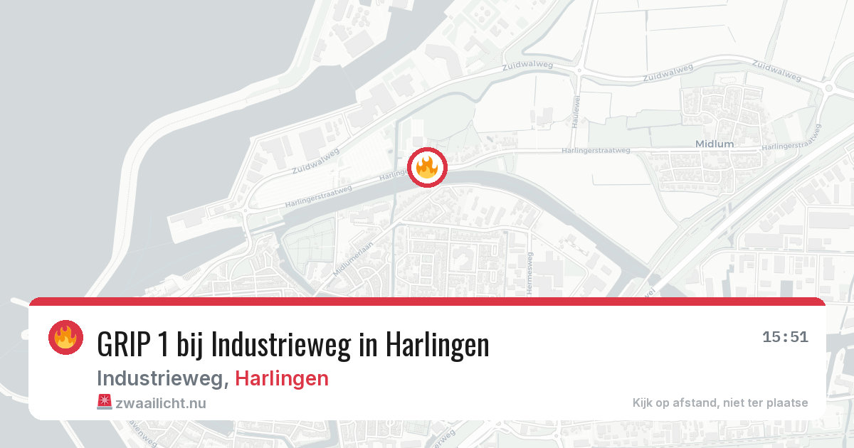 GRIP 1 bij Industrieweg in Harlingen — 11 mrt 2026