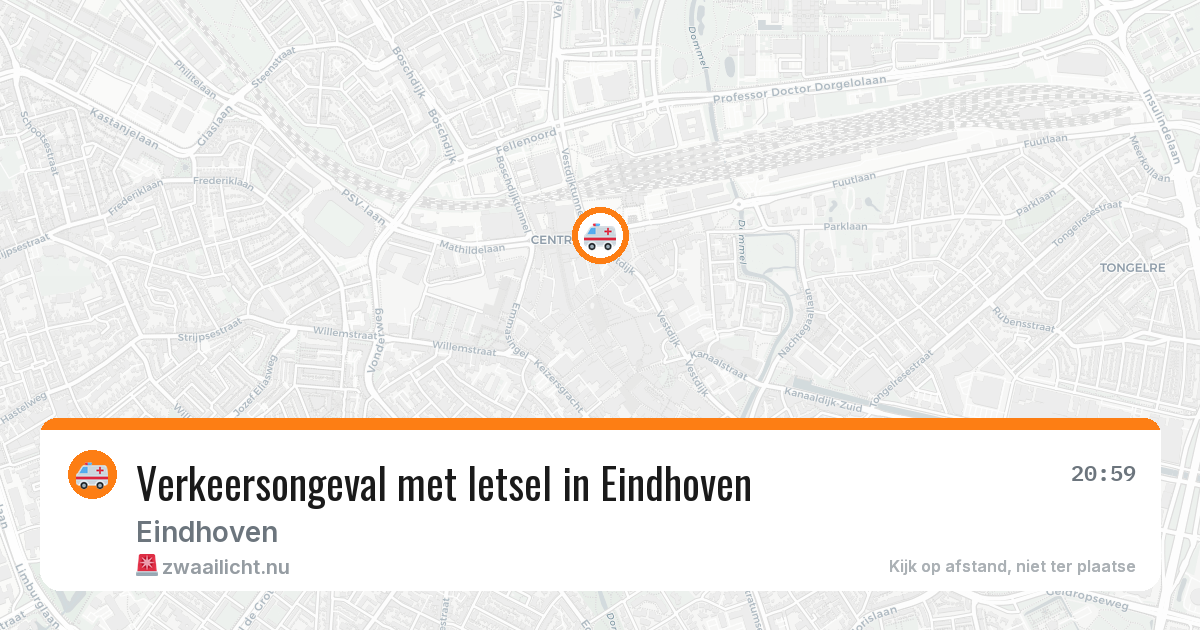 Verkeersongeval met letsel in Eindhoven — 8 apr 2026