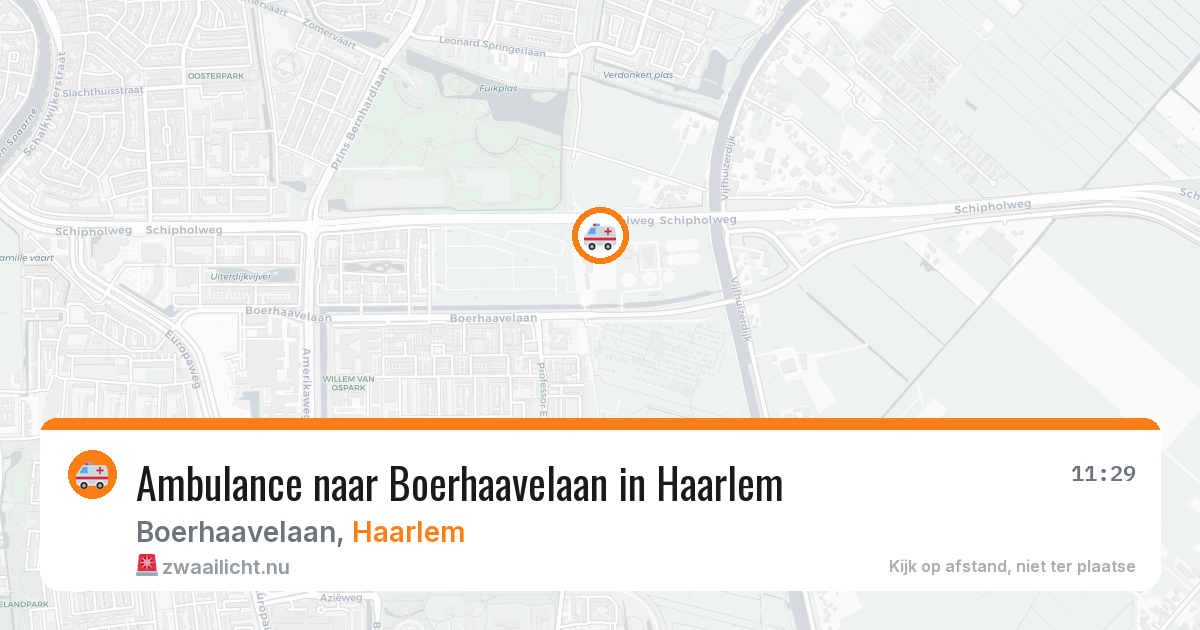 Ambulance naar Boerhaavelaan in Haarlem — 1 jul 2026